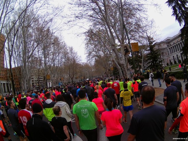 Salida Media Maraton de Madrid