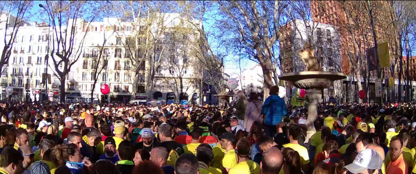 Salida media maratón Madrid 2017